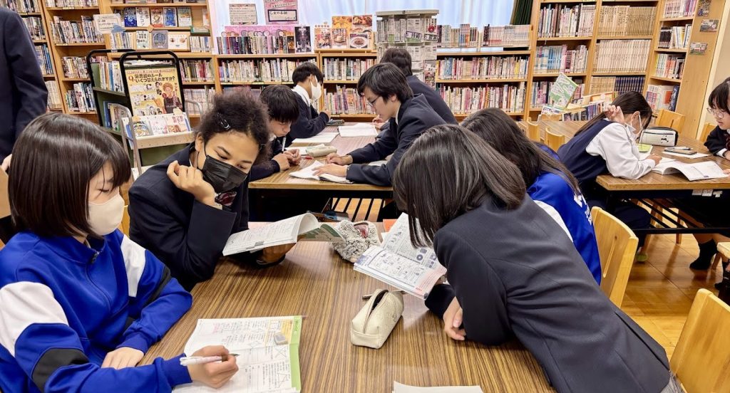 今年度最後の小金井北高校生による質問教室